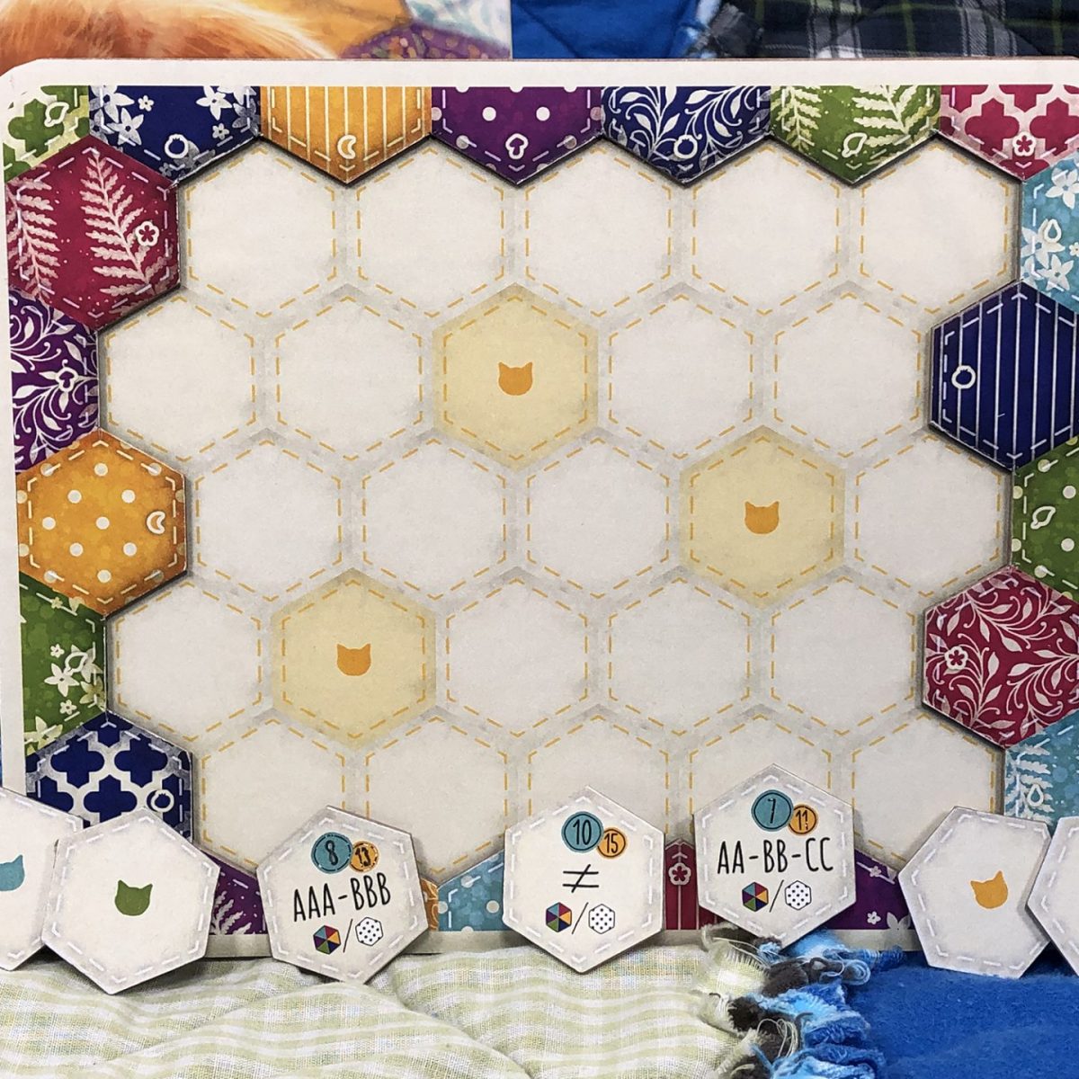 Buy Calico Board Game, Award Winning Strategy Game, Sew Your Quilt to Score  Points, Family Fun, Easy to Learn, Solo Play, Ages 8+, 1-4 Players, 30-45  Min, Flatout Games, Alderac Entertainment Group (