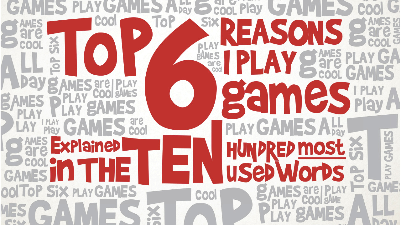 Top 6 Reasons Why I Play Games, Explained in the Ten Hundred Most Used Words thumbnail