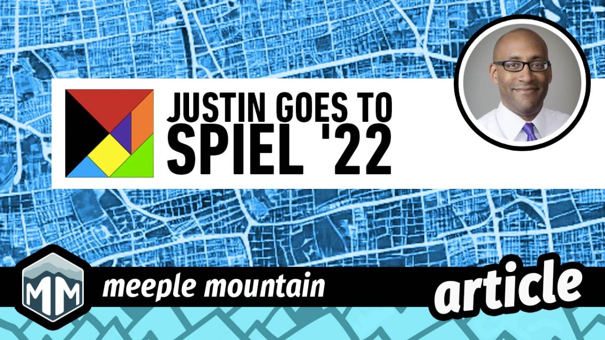 Justin Goes to SPIEL '22 — Meeple Mountain