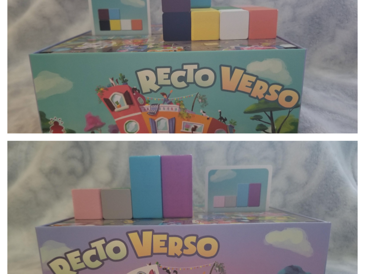 Recto Verso - The Chaotic Building Game of Limited Perspectives, Fun Family  Game for Kids and Adults, Ages 8+, 2-6 Players, 30 Minute Playtime, Made